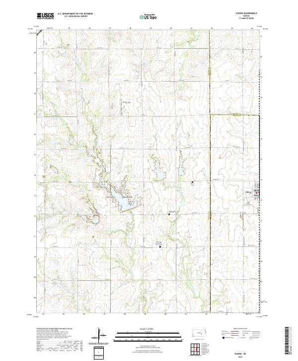 USGS Topographic Map – Elbing
