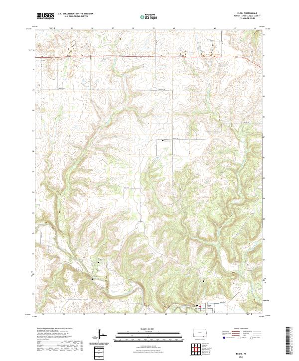USGS Topographic Map – Elgin
