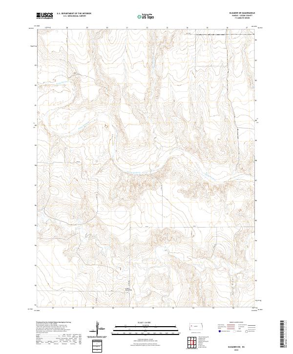 USGS Topographic Map – Elkader SW