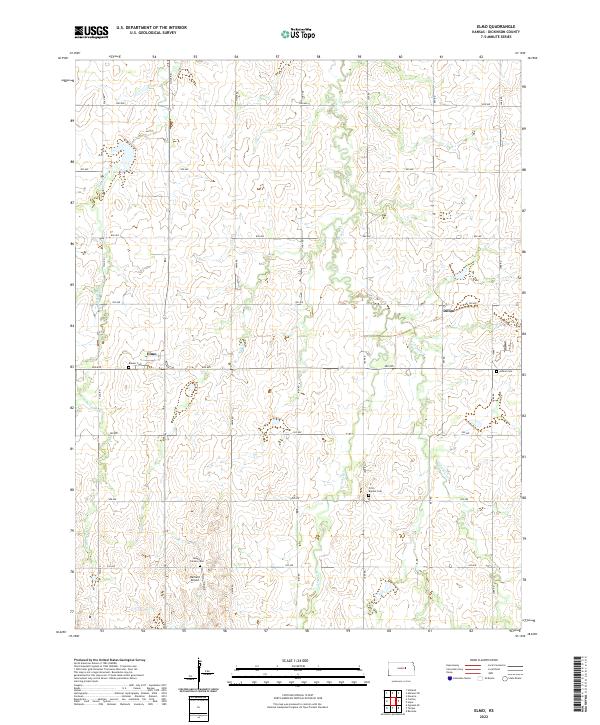 USGS Topographic Map – Elmo