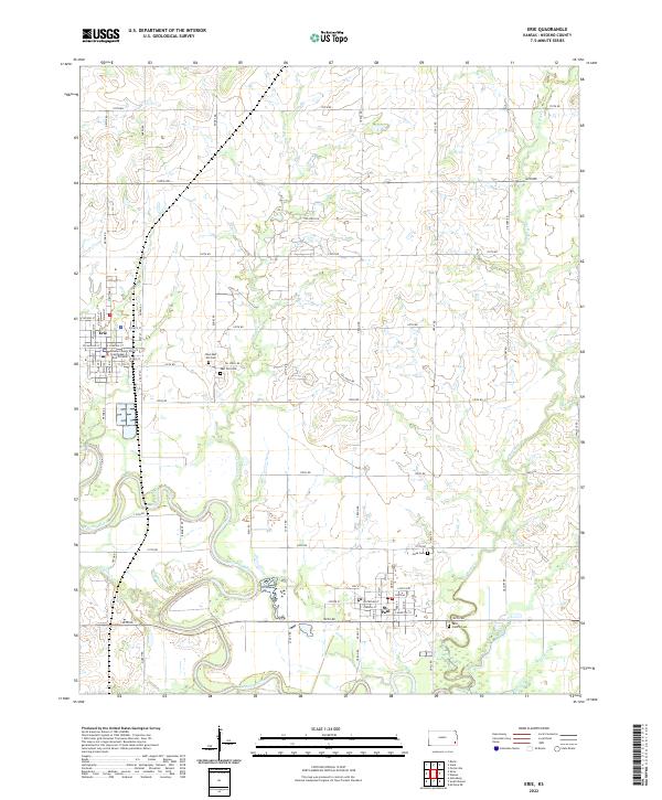 USGS Topographic Map – Erie