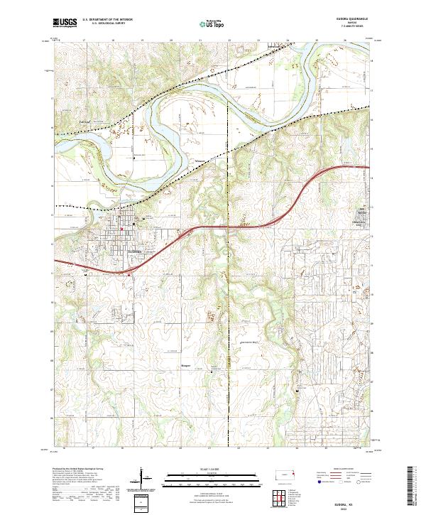 USGS Topographic Map – Eudora