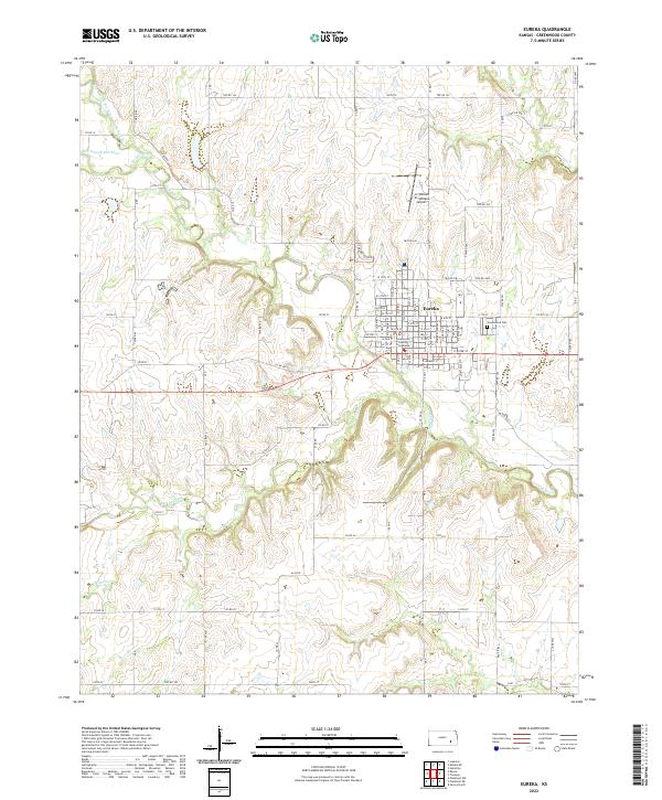 USGS Topographic Map – Eureka