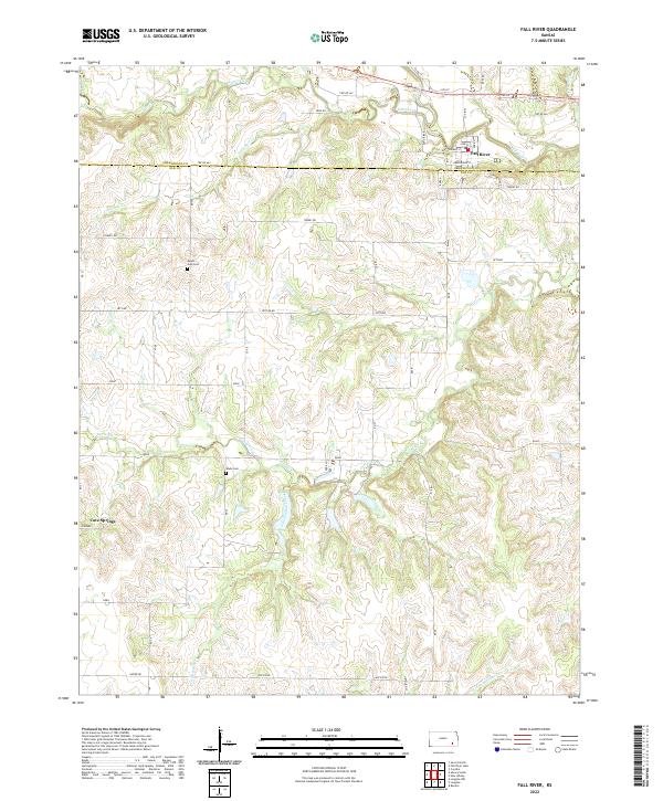 USGS Topographic Map – Fall River