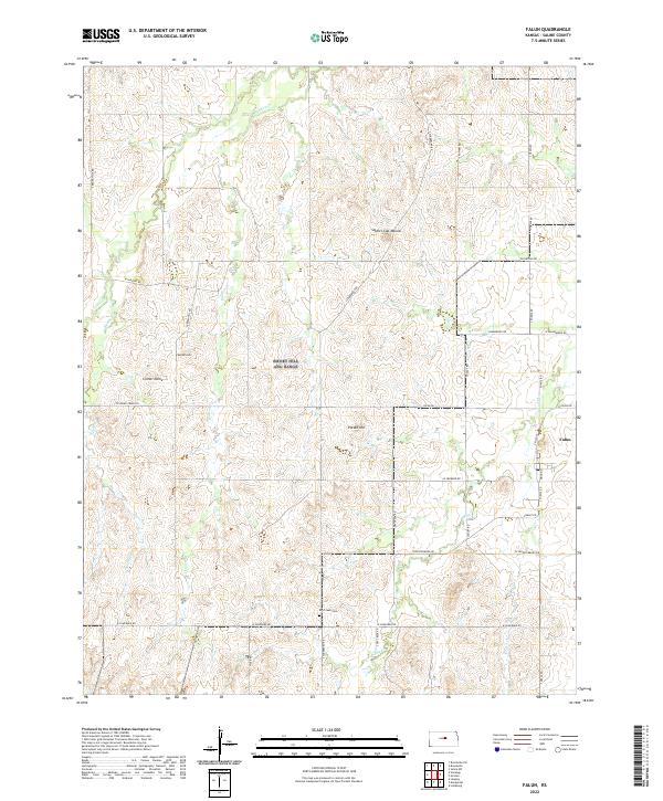 USGS Topographic Map – Falun