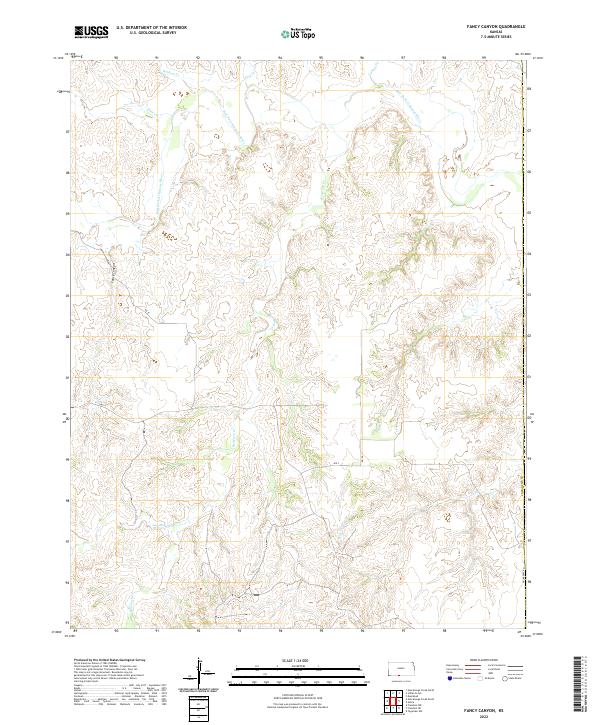 USGS Topographic Map – Fancy Canyon