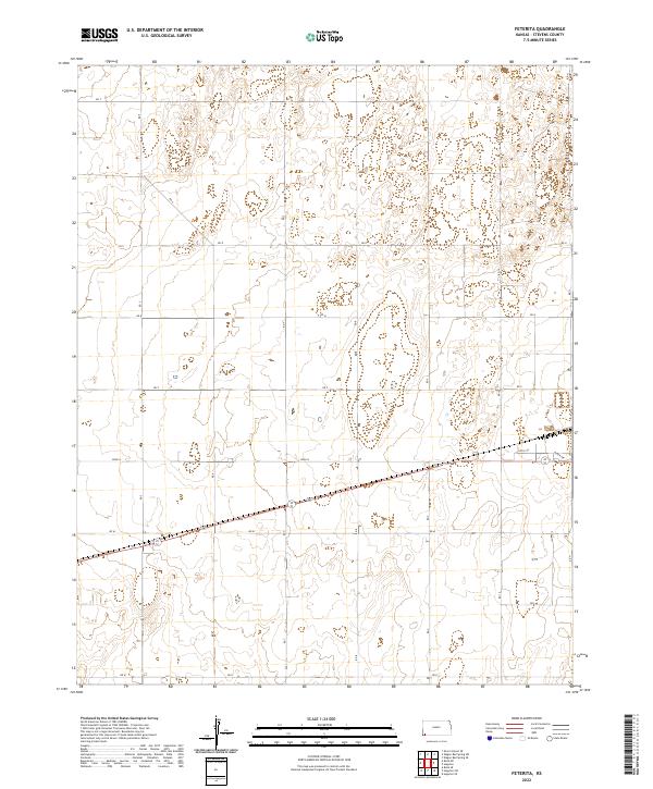 USGS Topographic Map – Feterita