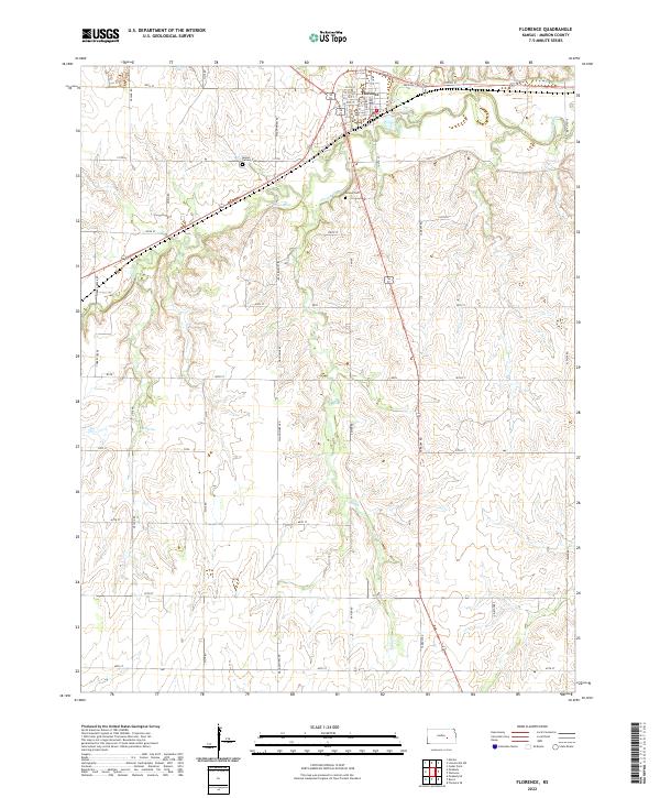 USGS Topographic Map – Florence