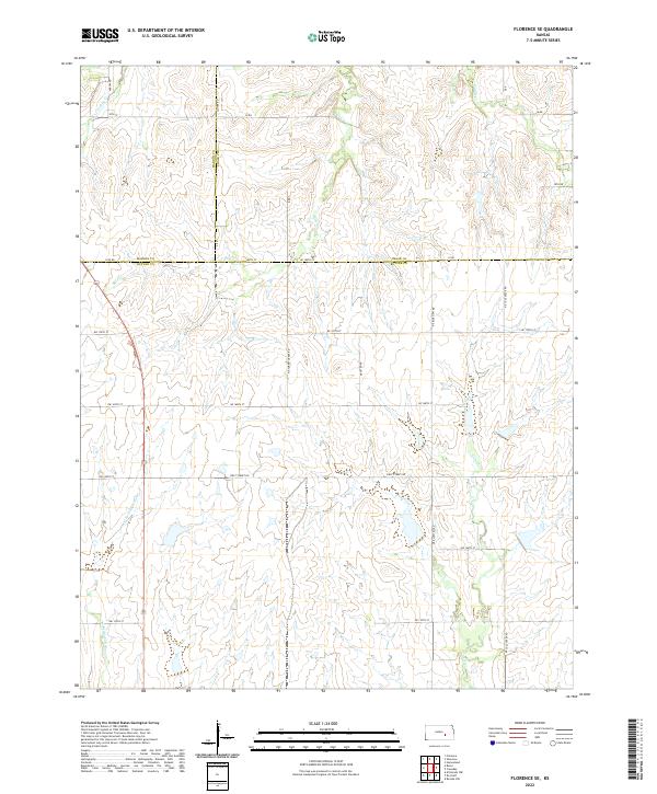 2022 Map of Florence SE, 2022 Print