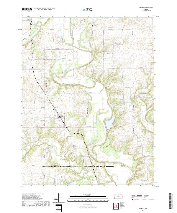 USGS Topographic Map – Fontana