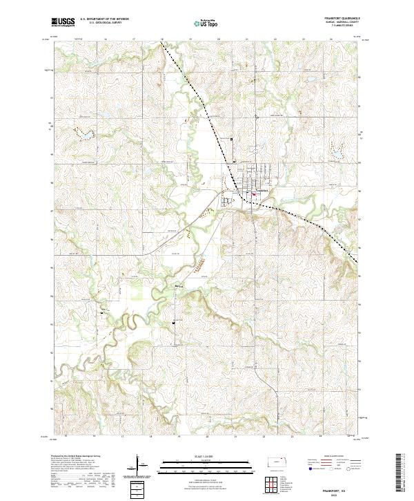 USGS Topographic Map – Frankfort