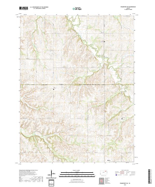 USGS Topographic Map – Frankfort SW