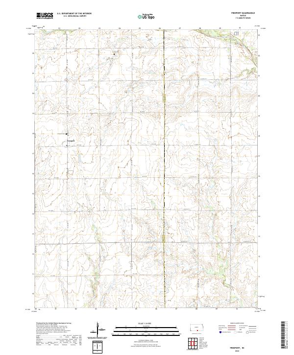 USGS Topographic Map – Freeport