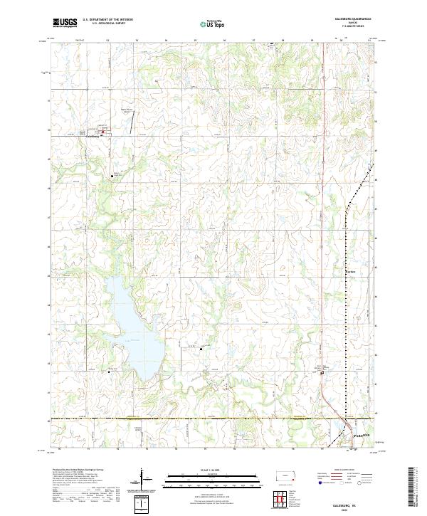 USGS Topographic Map – Galesburg