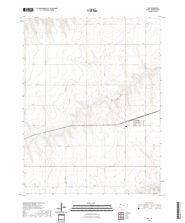 USGS Topographic Map – Gem