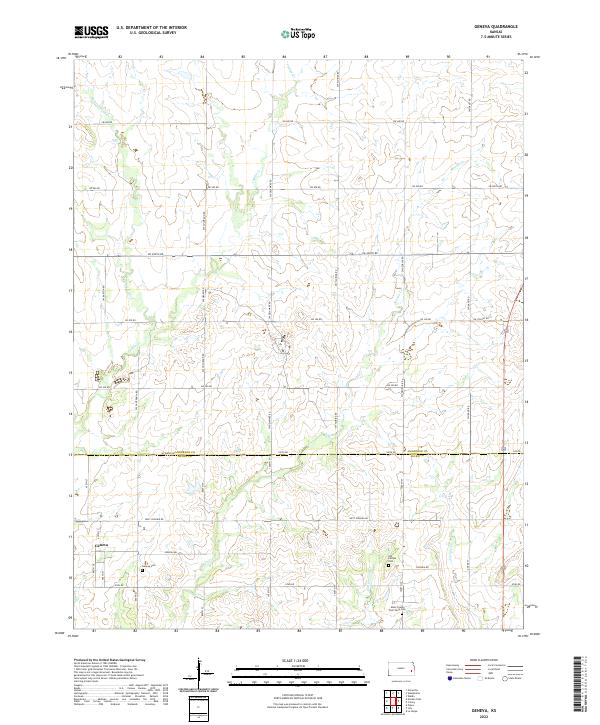 USGS Topographic Map – Geneva
