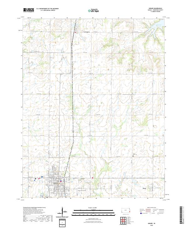 USGS Topographic Map – Girard
