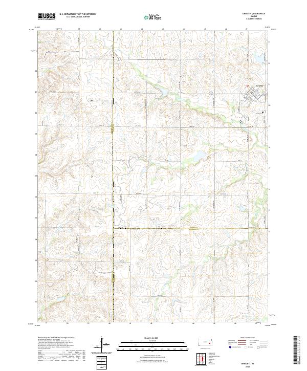 USGS Topographic Map – Gridley