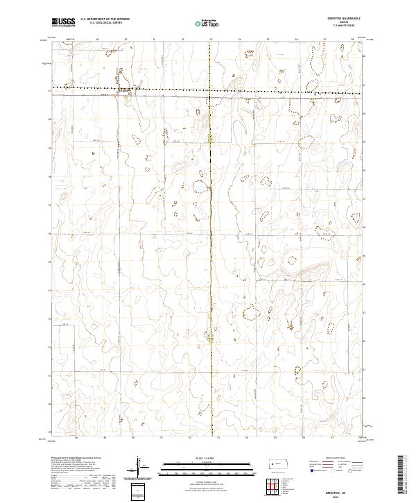 USGS Topographic Map – Grigston