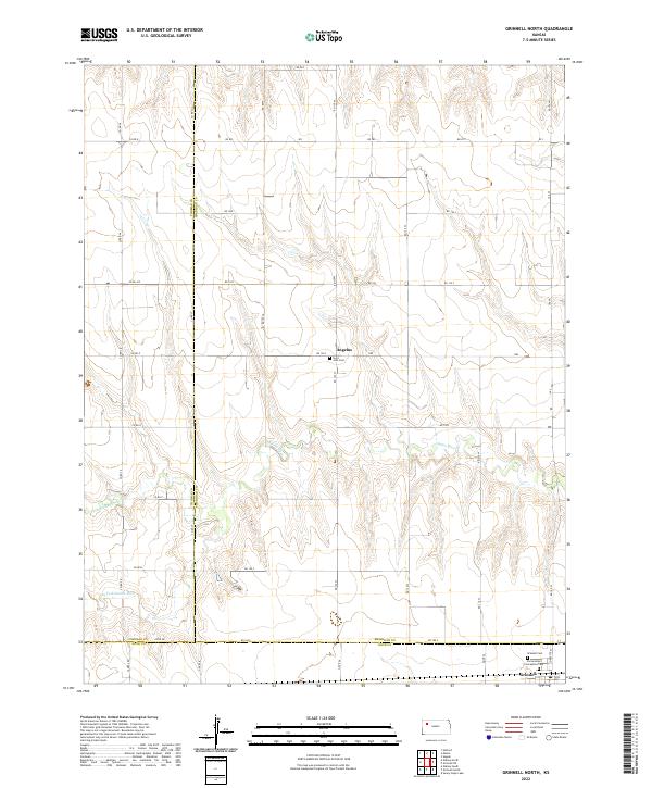 USGS Topographic Map – Grinnell North