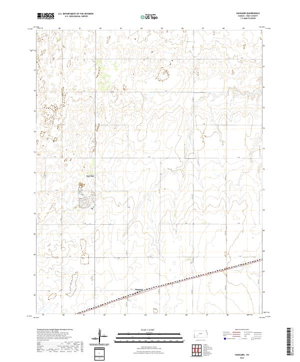 USGS Topographic Map – Haggard