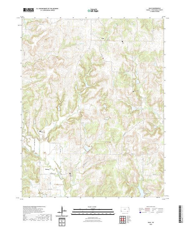 USGS Topographic Map – Hale