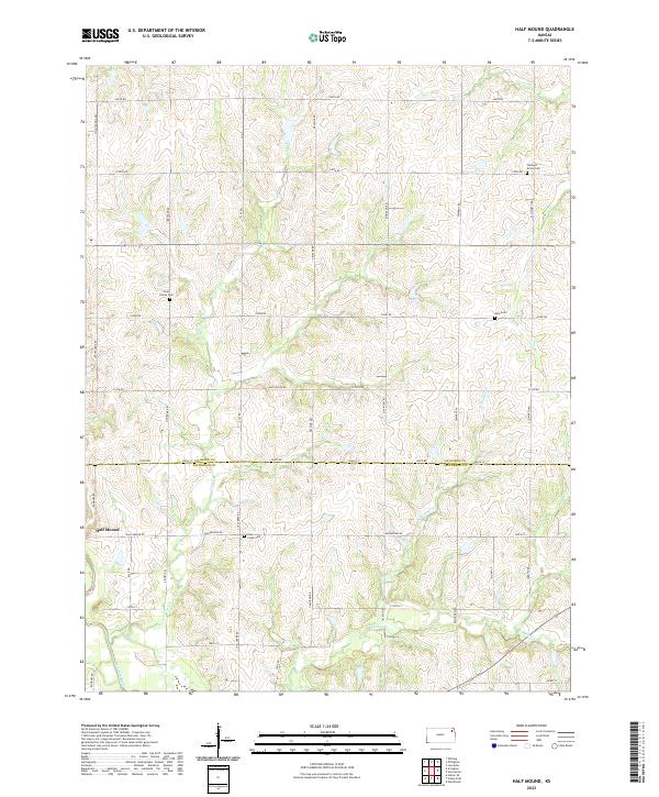 USGS Topographic Map – Half Mound