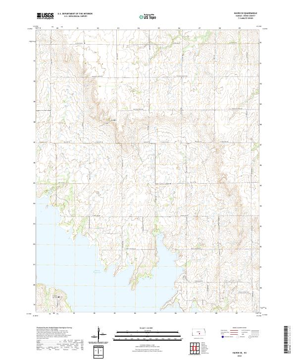 USGS Topographic Map – Haven SE