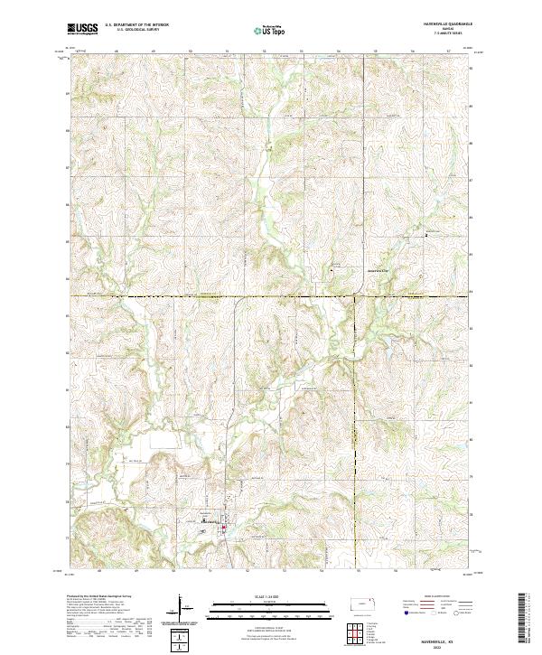 USGS Topographic Map – Havensville