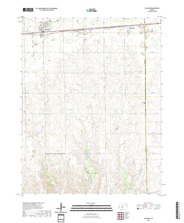 USGS Topographic Map – Haviland