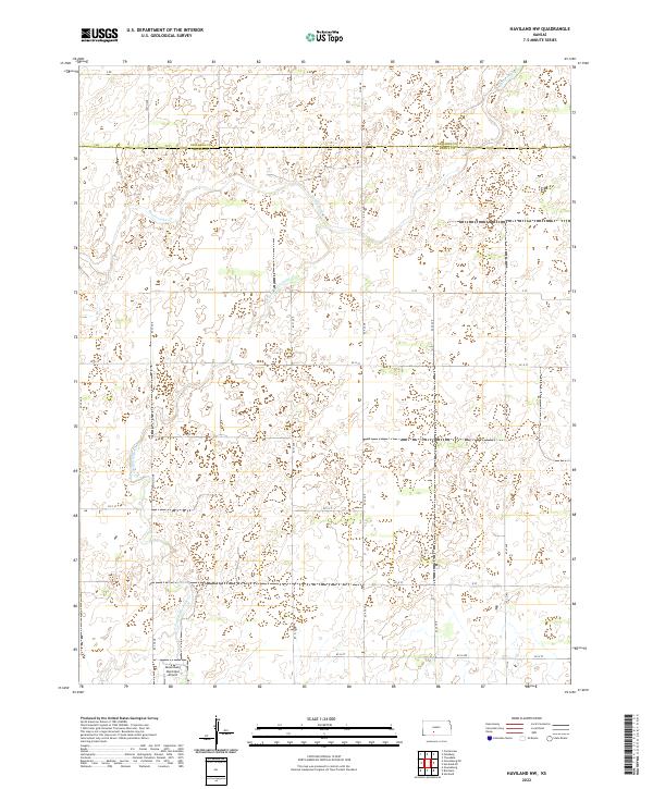 USGS Topographic Map – Haviland NW