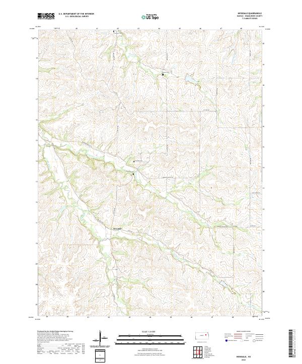 USGS Topographic Map – Hessdale