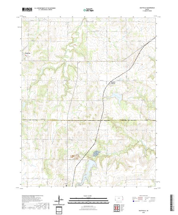 USGS Topographic Map – Hiattville