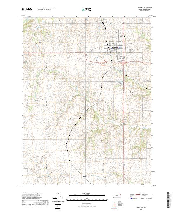 USGS Topographic Map – Hiawatha