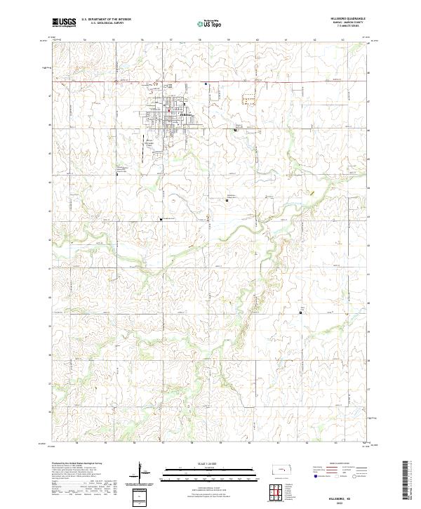 USGS Topographic Map – Hillsboro