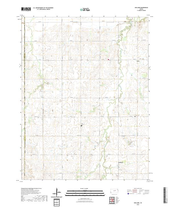 USGS Topographic Map – Holland