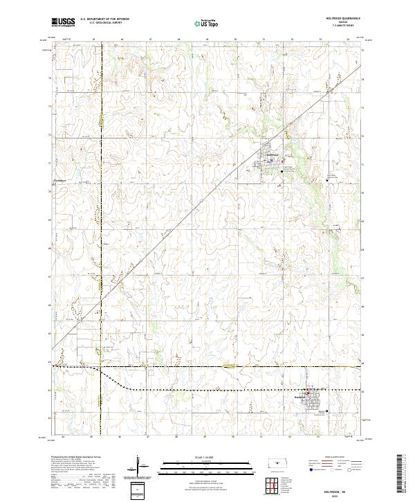 USGS Topographic Map – Holyrood