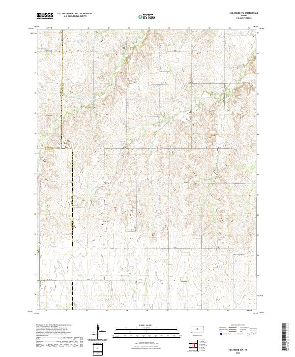 USGS Topographic Map – Holyrood NW