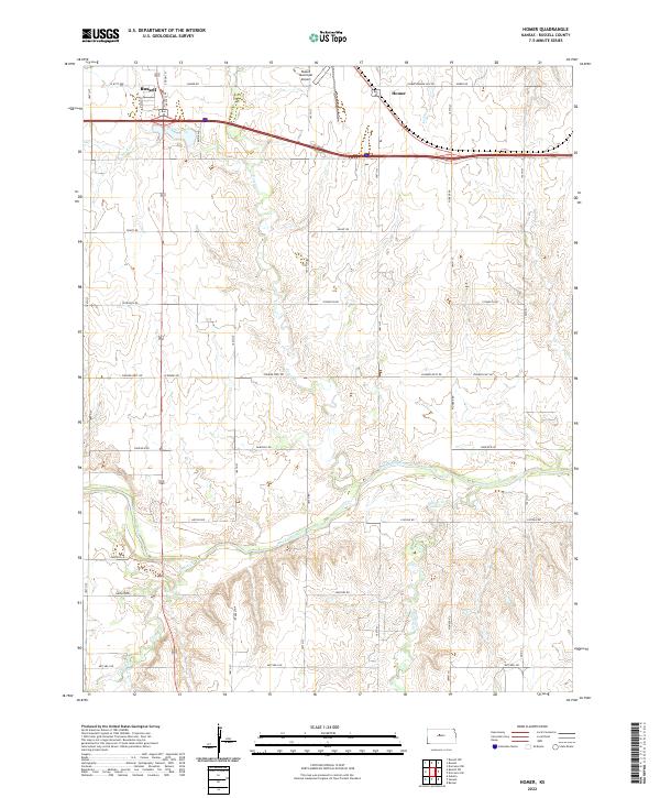 USGS Topographic Map – Homer