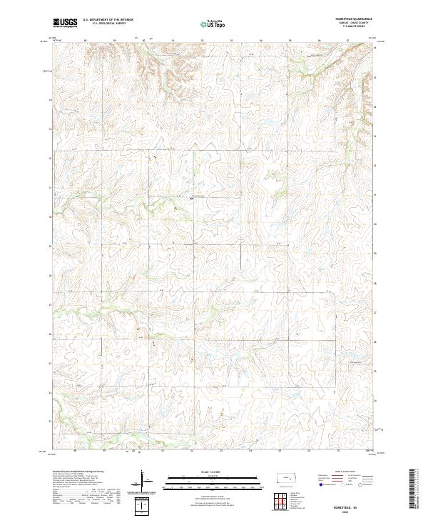 USGS Topographic Map – Homestead
