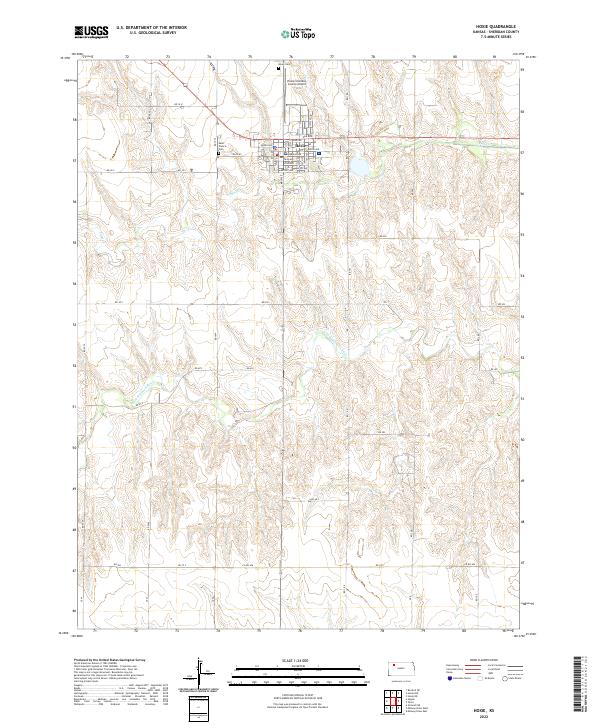 USGS Topographic Map – Hoxie