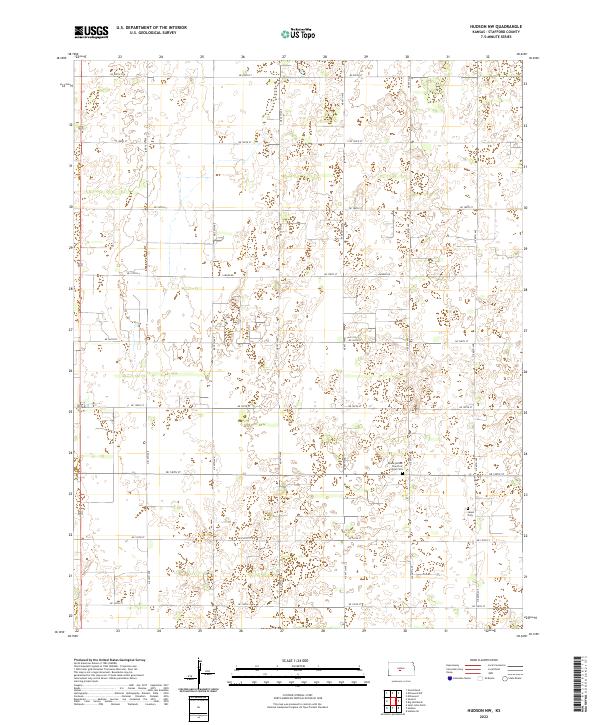 USGS Topographic Map – Hudson NW