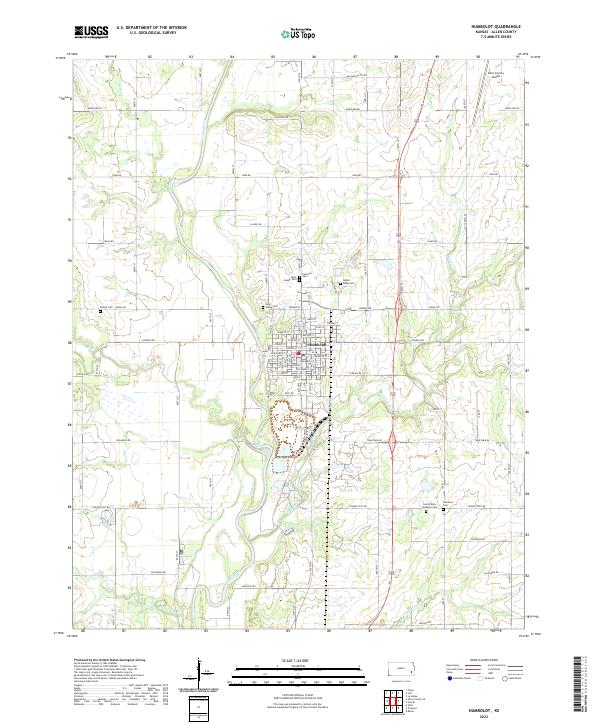 USGS Topographic Map – Humboldt