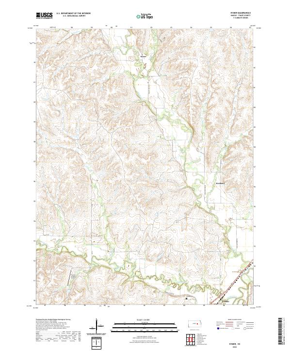 USGS Topographic Map – Hymer
