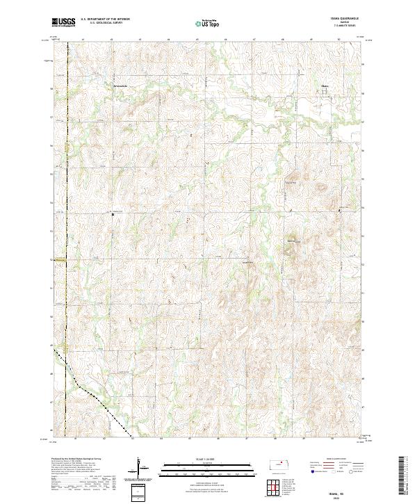 USGS Topographic Map – Idana