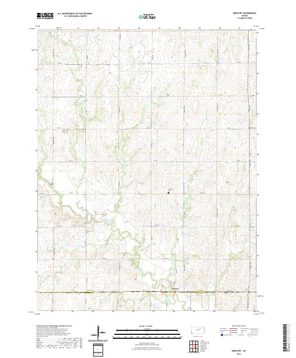 USGS Topographic Map – Industry