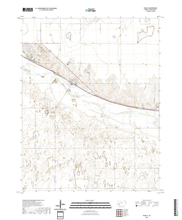 USGS Topographic Map – Ingalls
