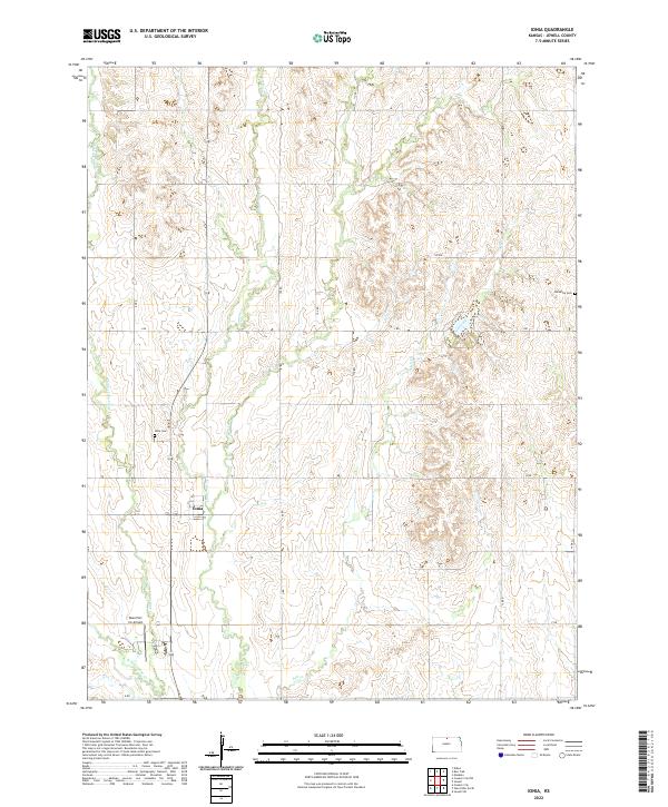 USGS Topographic Map – Ionia