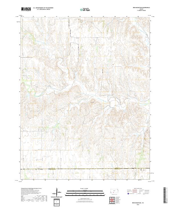 USGS Topographic Map – Iron Mountain