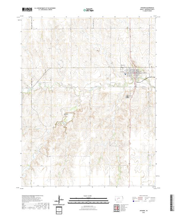 USGS Topographic Map – Jetmore